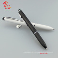 Estilo novo metal twist ação stylus caneta esferográfica